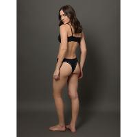 Calcinha Fio Dental Modal Lace Calvin Klein Underwear - Preto - 2