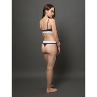 Calcinha Fio Dental Estampada Modern Cotton Calvin Klein Underwear - Preto - 2