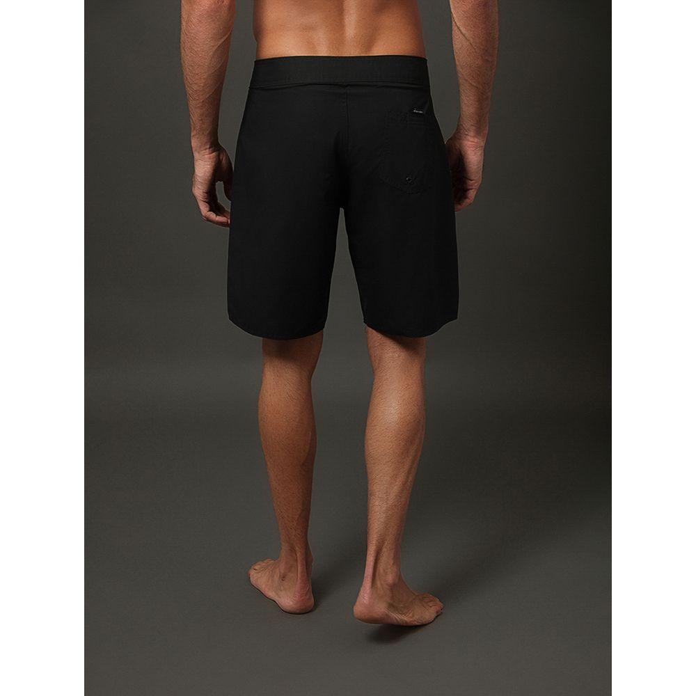 Bermuda D'Água Masculina Logo Refletivo Calvin Klein Swimwear - Preto - 2