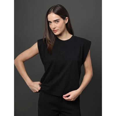Camiseta Feminina Malha Leve Calvin Klein - Preto