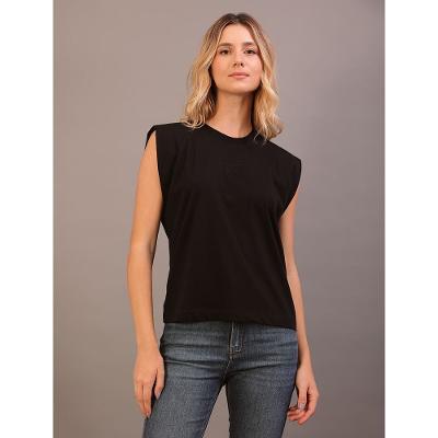 Camiseta Feminina Malha Leve Calvin Klein - Preto