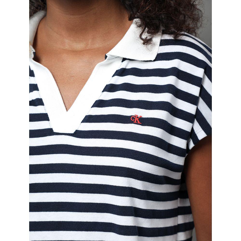 Polo Feminina Malhão Calvin Klein Jeans - Branco 2 - 4