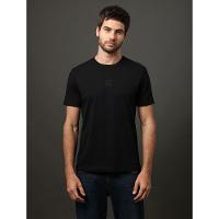 Camiseta Masculina Rubber Patch Calvin Klein - Preto - 1