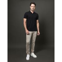 Polo Masculina Slim Meio Zíper Calvin Klein - Preto - 3