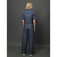 Calça Jeans Feminina Cânhamo Wide Leg Calvin Klein - Marinho - 2