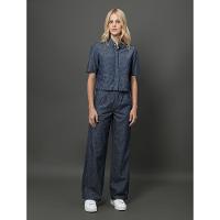 Calça Jeans Feminina Cânhamo Wide Leg Calvin Klein - Marinho - 3