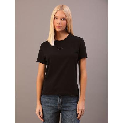 Camiseta Feminina Gola Careca - Preto