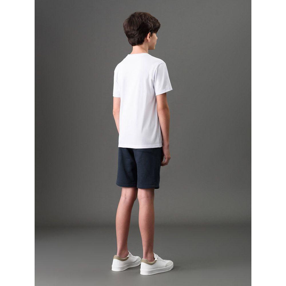 Camiseta Menino Manga Curta Logo Calvin Klein Jeans - Branco 2 - 2