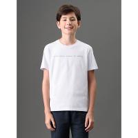 Camiseta Menino Manga Curta Logo Calvin Klein Jeans - Branco 2 - 1