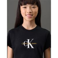 Camiseta Menina Reissue Calvin Klein Jeans - Preto