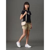 Camiseta Menina Reissue Calvin Klein Jeans - Preto - 5