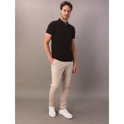 Polo Manga Curta Calvin Klein Masculino Premium - Preto