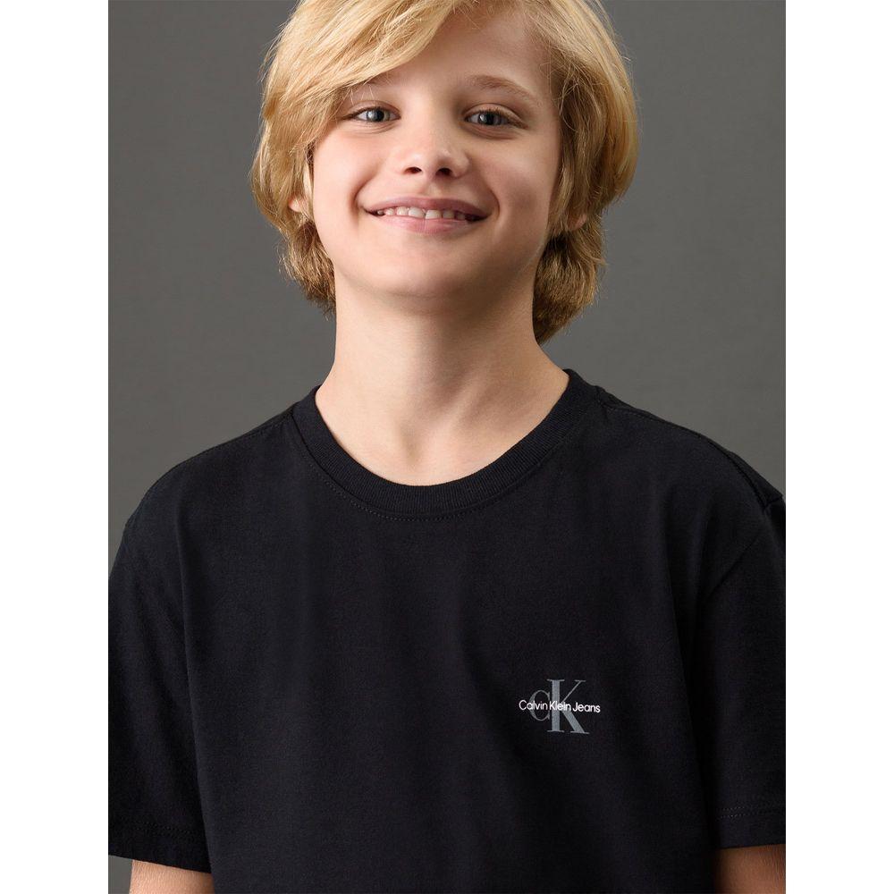 Camiseta Menino Re Issue Calvin Klein Jeans - Preto - 4