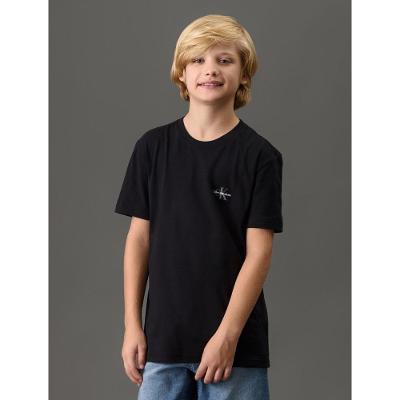 Camiseta Menino Re Issue Calvin Klein Jeans - Preto