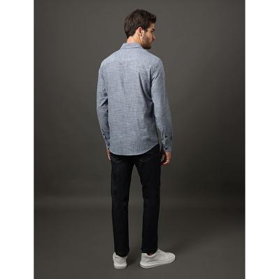 Camisa Masculina Algodão Flamê Calvin Klein Jeans - Marinho