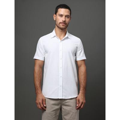 Camisa Masculina Chevron Calvin Klein Jeans - Branco