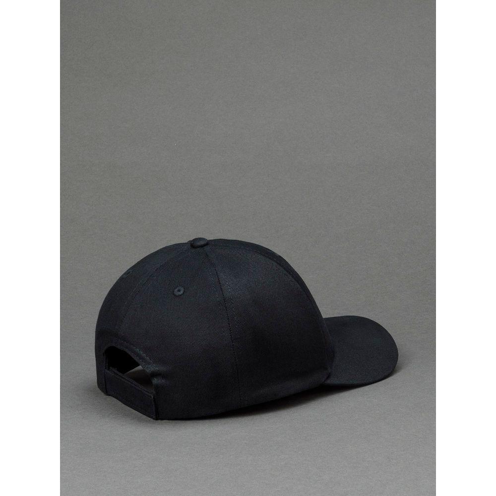 Boné Infantil Masculino de Sarja Aba Curva Estampa Logo Calvin Klein Jeans - Preto - 2