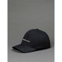 Boné Infantil Masculino de Sarja Aba Curva Estampa Logo Calvin Klein Jeans - Preto - 1