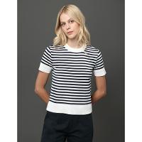 Top Feminino Tricot Listrado Calvin Klein - Marinho - 1