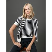 Top Feminino Tricot Listrado Calvin Klein - Marinho - 5