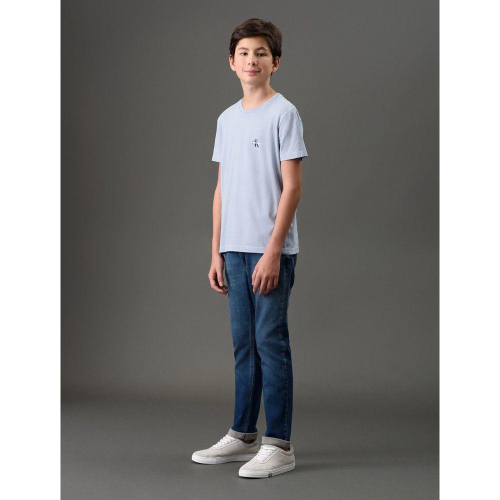 Camiseta Menino Reissue Peito Calvin Klein Jeans - Lavanda - 3