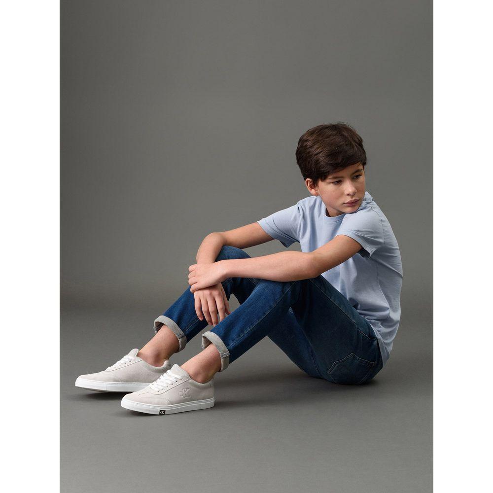 Camiseta Menino Reissue Peito Calvin Klein Jeans - Lavanda - 5