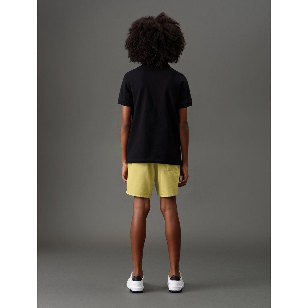 Polo Menino Logo Bordado Calvin Klein Jeans - Preto - 2