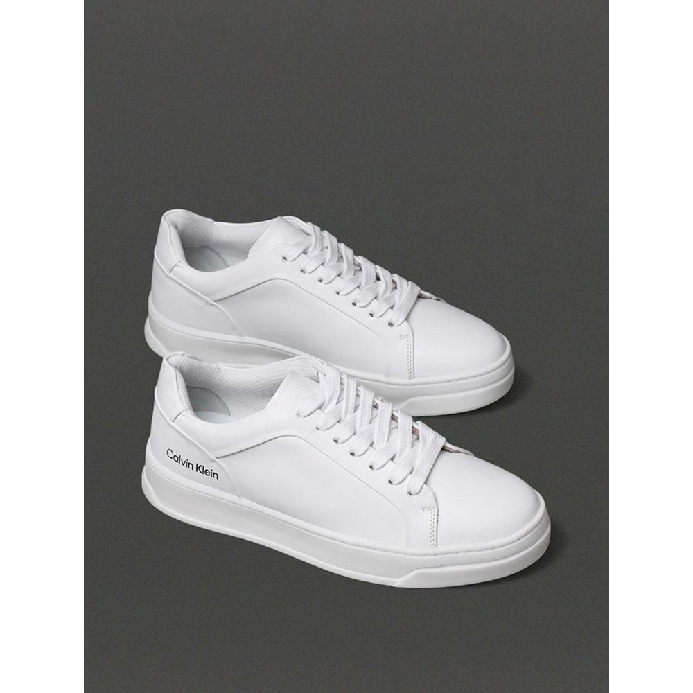 Tênis Feminino Couro Calvin Klein - Branco - 2