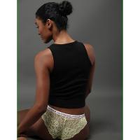Kit 3 Calcinhas Tanga em Renda Calvin Klein Underwear - Preto/Branco/Amarelo - 5