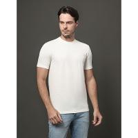 Camiseta Masculina Piquet Linho Calvin Klein - Off White - 1