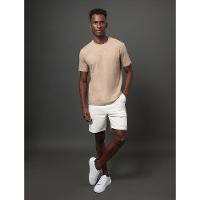 Camiseta Masculina Logo Centralizado Calvin Klein Jeans - Caqui Medio - 3