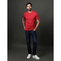 Camiseta Masculina Algodão Egípcio Calvin Klein - Vermelho - 5