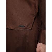 Camisa Feminina Acetinada Calvin Klein - Marrom