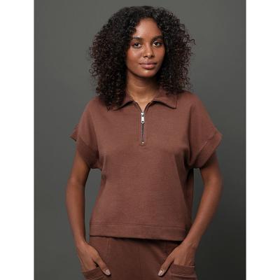 Blusa Feminina Malha Idaho Calvin Klein Jeans - Marrom
