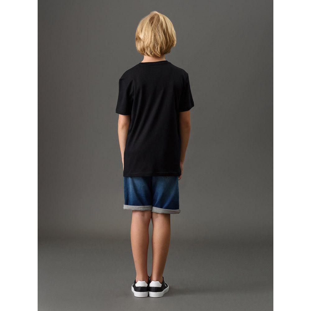 Camiseta Menino Bordado Calvin Klein Jeans - Preto - 2