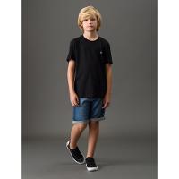 Camiseta Menino Bordado Calvin Klein Jeans - Preto - 3