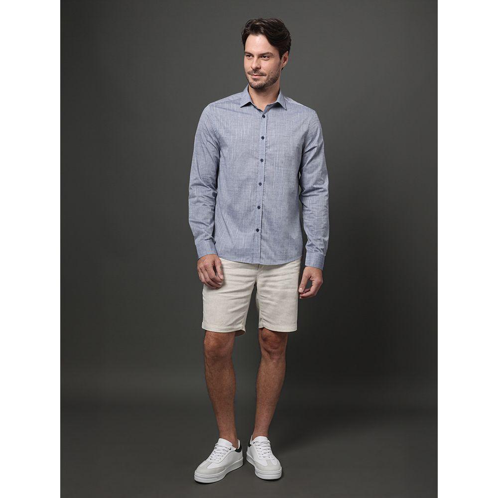 Camisa Masculina Regular Algodão Calvin Klein - Marinho - 3