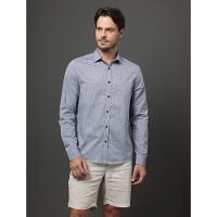 Camisa Masculina Regular Algodão Calvin Klein - Marinho - 1