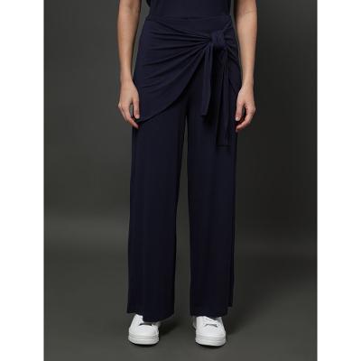 Calça Feminina Malha Com Amarração Calvin Klein - Marinho
