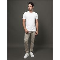 Camiseta Mc Basica Smooth Cotton - Branco - 3