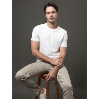 Camiseta Mc Basica Smooth Cotton - Branco - 5