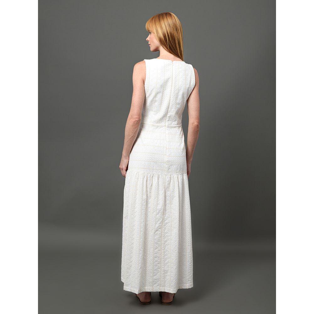 Vestido Feminino Longo de Laise Calvin Klein - Branco - 2