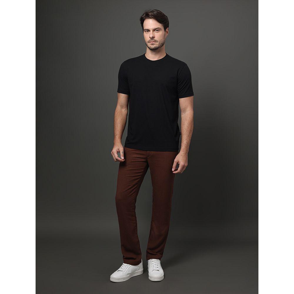 Camiseta Masculina Cotton Calvin Klein - Preto - 3
