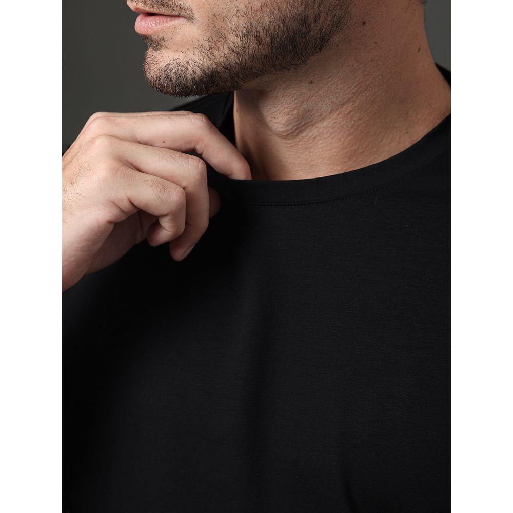 Camiseta Masculina Cotton Calvin Klein - Preto - 4