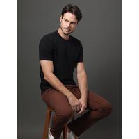 Camiseta Masculina Cotton Calvin Klein - Preto - 5