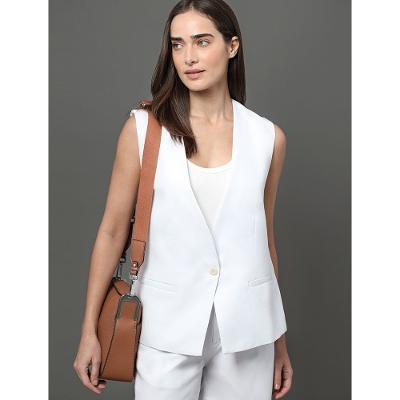 Colete Feminino Linho Misto Calvin Klein - Branco