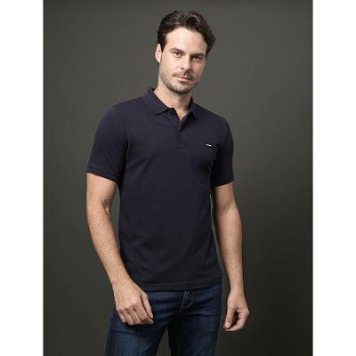 Polo Masculina Slim Piquet Calvin Klein - Marinho