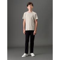 Camiseta Menino Rubber Patch Calvin Klein Jeans - Caqui Claro - 3