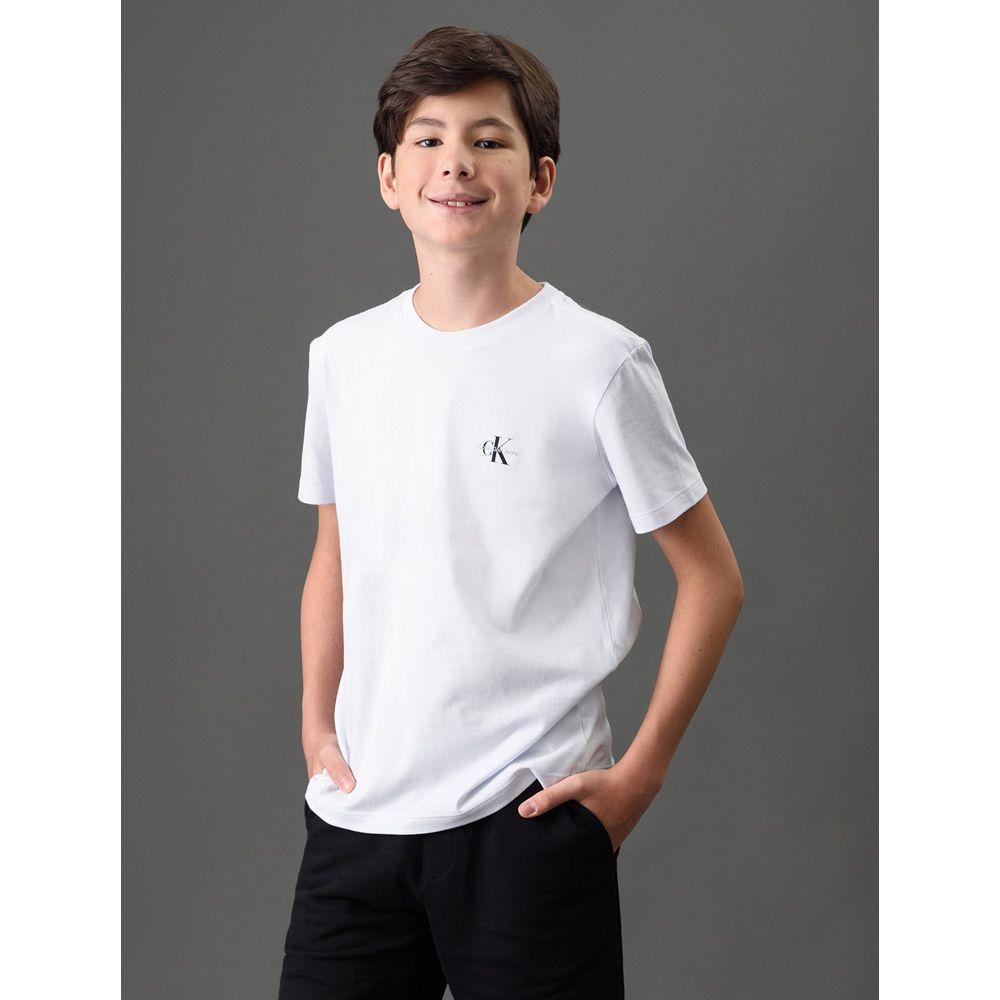 Camiseta Menino Re Issue Calvin Klein Jeans - Branco - 5