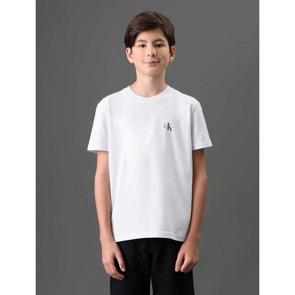 Camiseta Menino Re Issue Calvin Klein Jeans - Branco - 1
